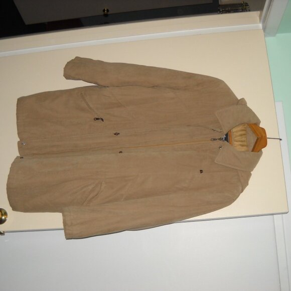 Ladies Marcona Microfiber suede car coat - Picture 3 of 9